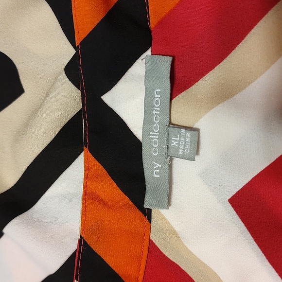 ny collection woman's blouse sz XL - Picture 5 of 6